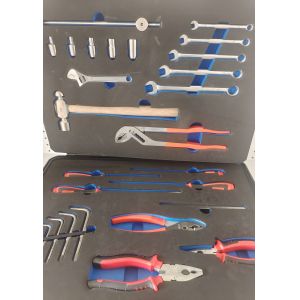 26 Piece Titanium Tool Kit With Hard Plastic Case