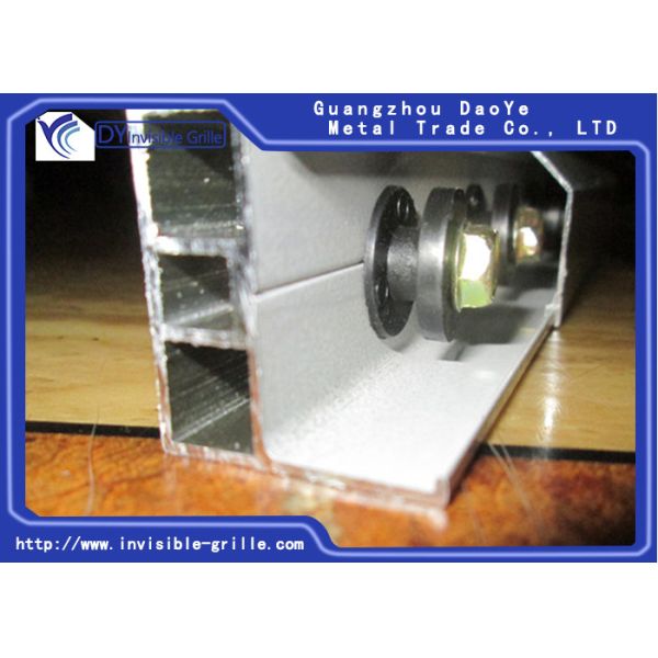 Buy Home Safe Invisible Grilles Aluminium Rail Track Milk White / Grey Color at wholesale prices