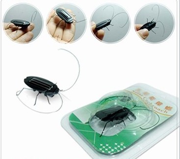 Creative Small Solar Cockroach Solar Powered Dancing Toys Funny For Children