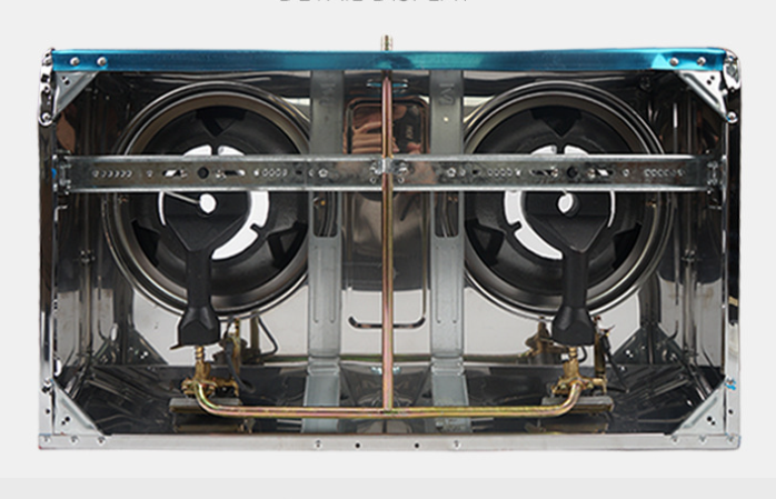 Fierce gas cooker kitchen desktop stainless steel natural gas liquefied gas double-burner stove