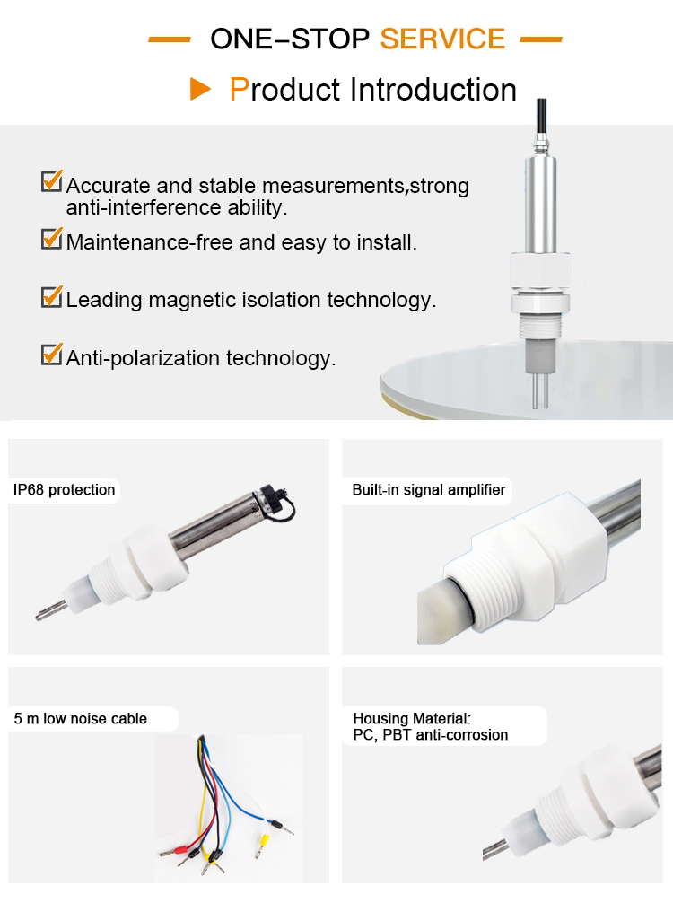 IP68 Corrosion Resistant Contact Type Level Transmitter for Customized Applications