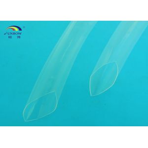 200C High Temperature Low Shrink ratio FEP Heat Shrink Tubes / Clear Plastic