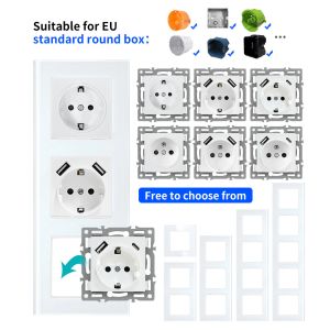 Socket accessories freely combined modular function socket function key 52*52mm