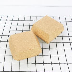Customized Paper Cardboard Fast Food Box Eco-Friendly and Recyclable