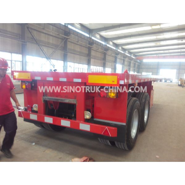 SINOTRUK 30T 40FT Container Semi Trailer Of Cimc 3 axles