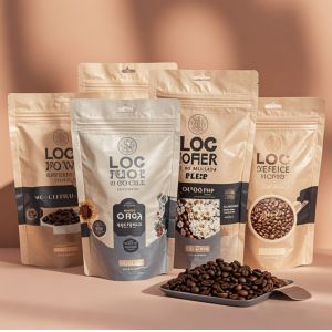 China Customized Pouches Bolsa Packaging 250g 500g 1lb Stand up Side Gusseted Bag Coffee Bean Bags With Zip Lock on sale