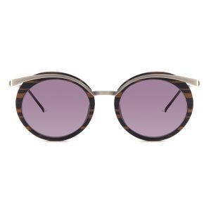 Polarized Black Carbon Fibre Sunglasses Stainless Frame OEM Printing Logo