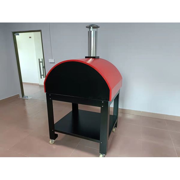 410C CSA Steel Wood Fired Oven Outdoor Wood Stove With Pizza Oven