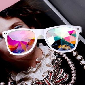 China Plastic Hony Newest Product , Flower Lense Kaleidoscope Glasses For Dance Musice Fesvital on sale