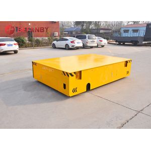 Warehouse Motorized Steerable Trackless Transfer Cart With Pu Wheel Turning
