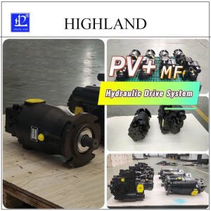 Harvester Hydraulic Drive System With Axial Piston Pump Structure
