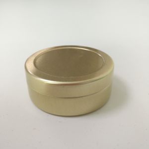 Recycled Material Round Aluminium Tins Container Waterproof For Cosmetic