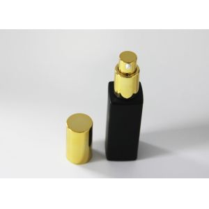 China Essential Oil Packaging Bottles , 30ml Matte Black Glass Pump Bottles on sale