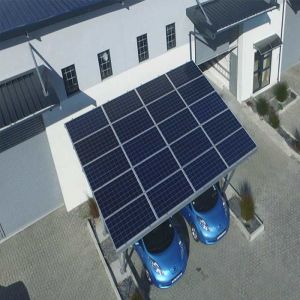 20 30KW Galvanized Steel PV Carport Mounting Brackets