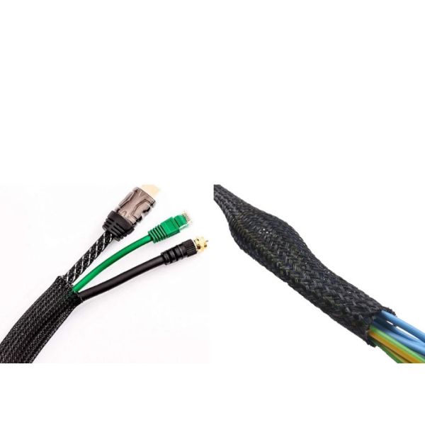 Buy Wiring Harness PET Electrical Braided Sleeving Flame Retardant at wholesale prices
