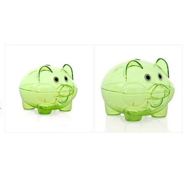 Buy Safe Simulation Transparent Piggy Bank Environmentally Friendly at wholesale prices