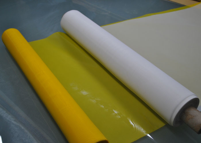 Quality Yellow 50in 72T 55 Micron Polyester Screen Printing Mesh for sale