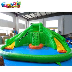 1000D Outdoor Inflatable Water Slides Backyard Bounce House