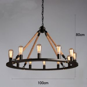 JYLIGHTING American Retro Industrial Style Pendant Light Chandelier bar