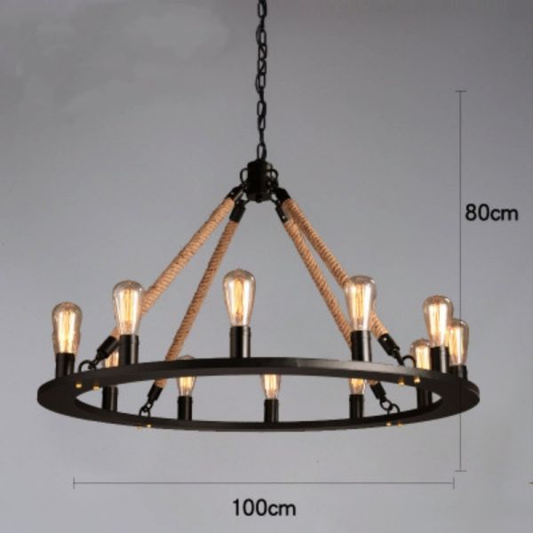 JYLIGHTING American Retro Industrial Style Pendant Light Chandelier bar