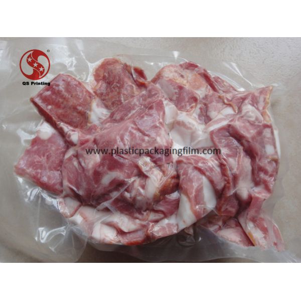 Clear Heat Sealed Food Grade Vacuum Seal Storage Bags for Frozen Meat with Bones