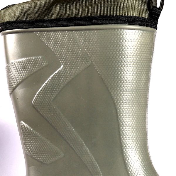 Sturdy PU Outsole Breathable Nubuck Cow Leather and Oxford Fabric Upper Eyelets Shoes for Outdoor