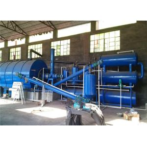 5-20T/D Environmental Used Waste Tire Recycling Pyrolysis Plant for fuel oil