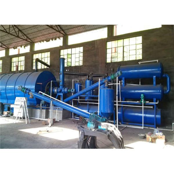 Environment friendly scrap tyre rubber to fuel oil pyrolysis plant Waste Tire Pyrolysis Recycling Plant