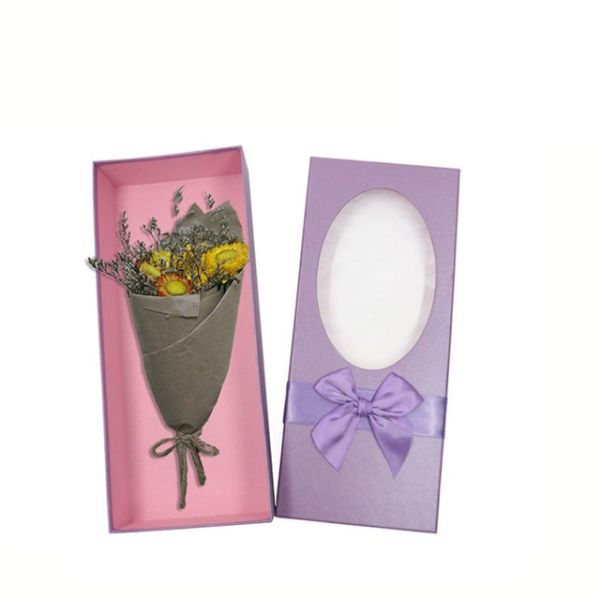 Flower Doll Gift Box with Pvc Clear Window