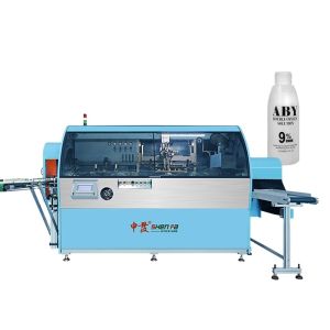 Quality Fully Automatic Screen Printing Machine with 70pcs/min High Productivity for Round Bottles and Plastic Milk Bottles 380V for sale