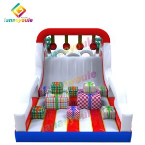 Giant Christmas Inflatable Obstcle Course Bouncer Combo Jumping Castle Bouncer
