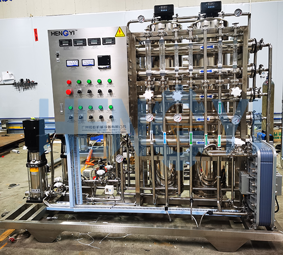 99% Stainless Steel RO Water Treatment Machine With Vertical Cylinder