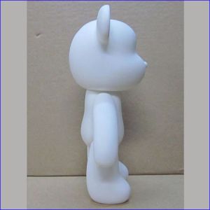 China momo bear rotocasting diy vinyl toy, vinyl blank diy bear toys for kids 7 inches 18.5cm on sale