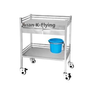 China 304 Stainless Steel Medical Trolley Cart for Clinic on sale