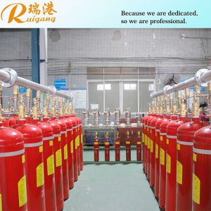 Customizable FM 200 Gas Fire Suppression System 5.3MPa Filling Density 950Kg/M3