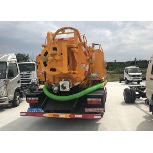 RHD 5m3 Vacuum Sewage Suction Truck With Jurop Vacuum Pump
