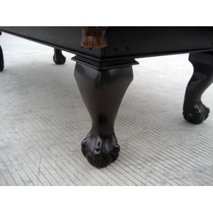Solid Wood Modern 8 Foot Pool Table , Billiard Pool Table MDF Painting With Claw