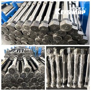 KS450 KS500 Hydraulic Breaker Through Bolt Casting Steel Material