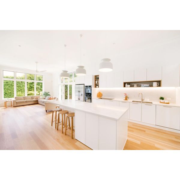 Modern YALIG Sliding Doors Kitchen Cabinet for Villa Kitchen Renovation Projects