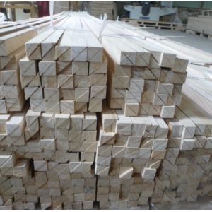 Building Construction Paulownia Triangle Chamfer Timber Strip