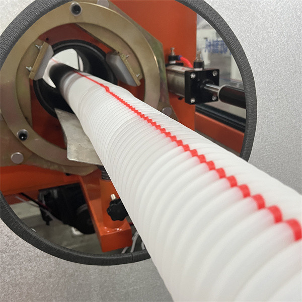 Double Wall Corrugated Pipe Making Machine HDPE PE Plastic Extruders