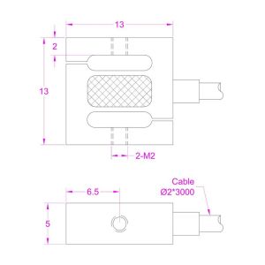Miniature Pull Load Cell 10N Micro Pull Force Sensor 20N Pull Transducer 50N