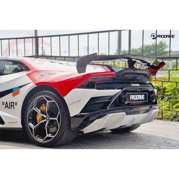 For Lamborghini LP580 LP610 Carbon Fiber Body Kit LP580 LP610 Upgraded VORS Style Carbon Fiber Spoiler Wing