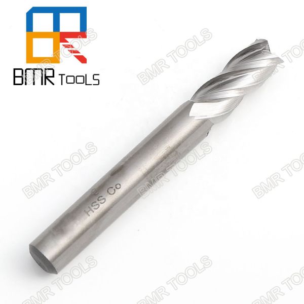 Buy BMR TOOLS High Quality 4 Flutes 10mm HSS/Co End Mill For Aluminum Milling DIN 844 Standard at wholesale prices