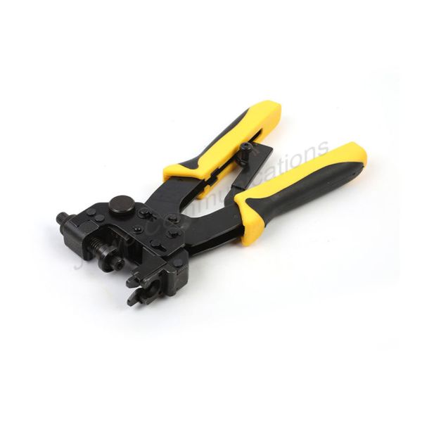 Carbon Steel Internet Cable Crimping Tool Plastic Molded Handle