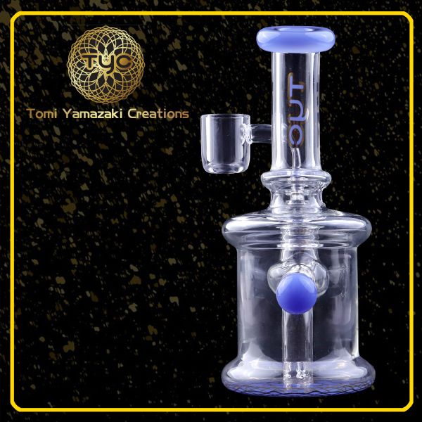 7.5" Oem Hookah Water Pipe Glass Transparent Percolator Glass Tobacco Bong