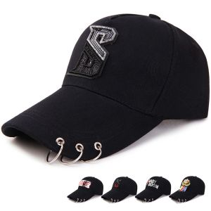 China High Quality New Fashion Casual Hip-hop rivets Sport Cap Custom Unisex Ponytail trucker hat color:dark blue  size:adult on sale