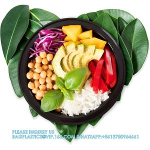 28 Oz Round Plastic Containers With Airtight Lids Microwavable, Freezer And