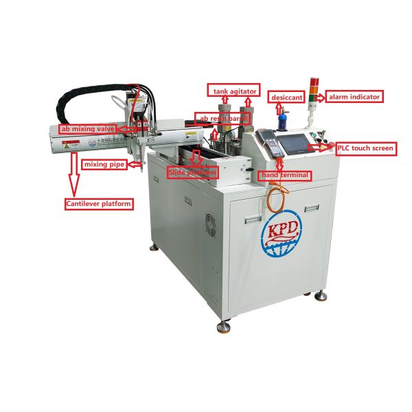 Automotive 2K Resin Potting Machine with Glue Degassing and Mixing Functions