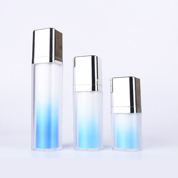 Buy 15g gradual change RoHS blue serum airless vacuum pump bottle at wholesale prices